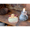 Vánoční kovová závěsná dekorace anděl Angel Vintage - 14*16 cm