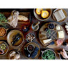 Dřevěný servírovací otočný podnos Tapas Tours Tray - Ø 45*4 cm