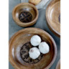 Dřevěná servírovací miska z mangového dřeva Tours Bowl - Ø 25*5 cm/ 1100ml