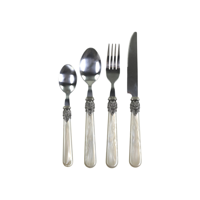 4-dílná antique champagne sada příboru Linas - 23cm