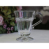 Sklenička s uchem na noze Antoinette 0,2l - Ø8*11 cm