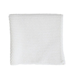 Krémová bavlněná mycí utěrka Pearlknit - 25*25 cm