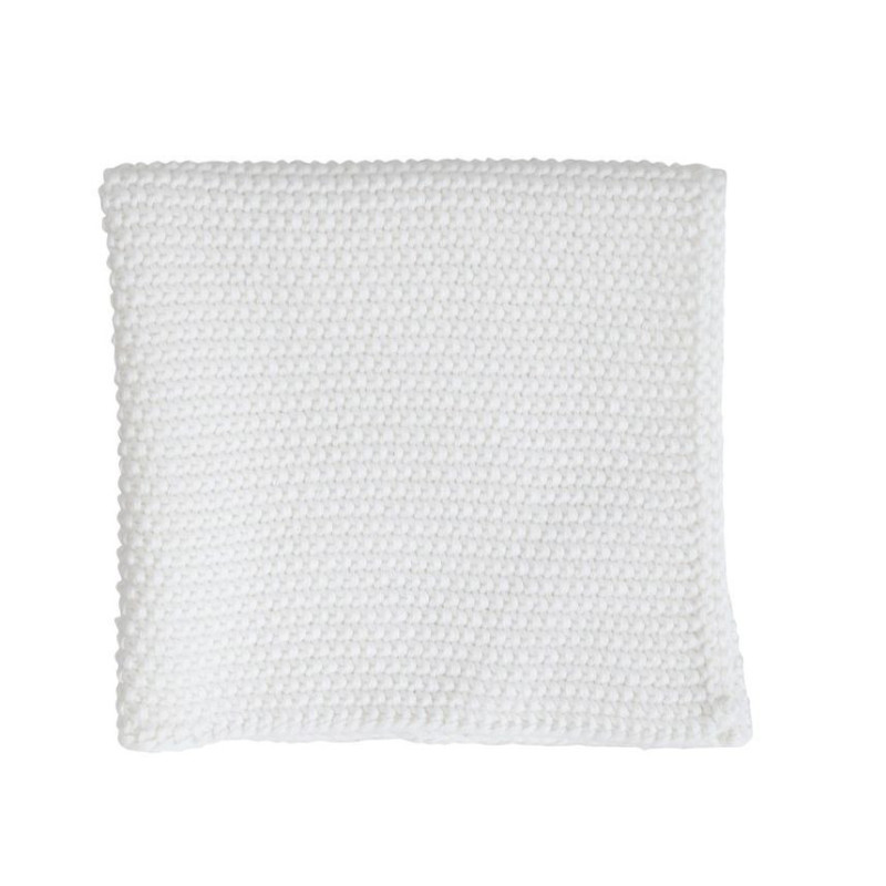 Krémová bavlněná mycí utěrka Pearlknit - 25*25 cm