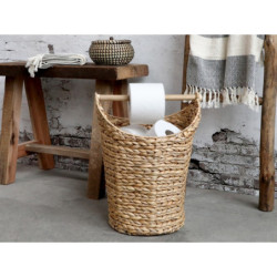 Přírodní košík na toaletní papír z vodního hyacintu - Ø30*40 cm