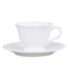 Porcelánový šálek s podšálkem s krajkou Provence lace - 9cm / 0.18L