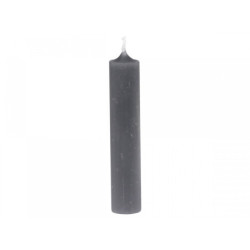 Granitová úzká krátká svíčka Short dinner coal - Ø 2 *11cm / 4.5h