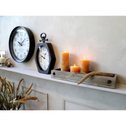 Set 2ks dřevěných dekoračních podnosů Grim - 50*12*6/ 40*9*6 cm