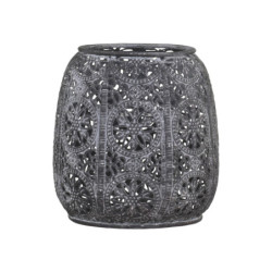 Zinkový kovový vintage svícen Vire zinc - Ø 12*12 cm
