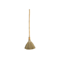 Přírodní bambusové koště s trávou Sweep - 28*130cm