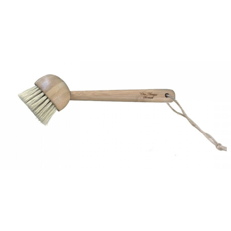 Dřevěný kartáč na mytí nádobí Bamboo - 6*22cm