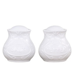 Porcelánová slánka a pepřenka Provence lace - 6cm