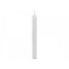 Bílá úzká svíčka Taper white - Ø 1,2 *13cm / 2.5h