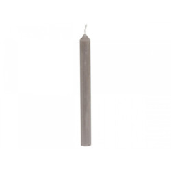 Taupe úzká svíčka Taper linen - Ø 1,2 *13cm / 2.5h