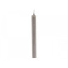 Taupe úzká svíčka Taper linen - Ø 1,2 *13cm / 2.5h