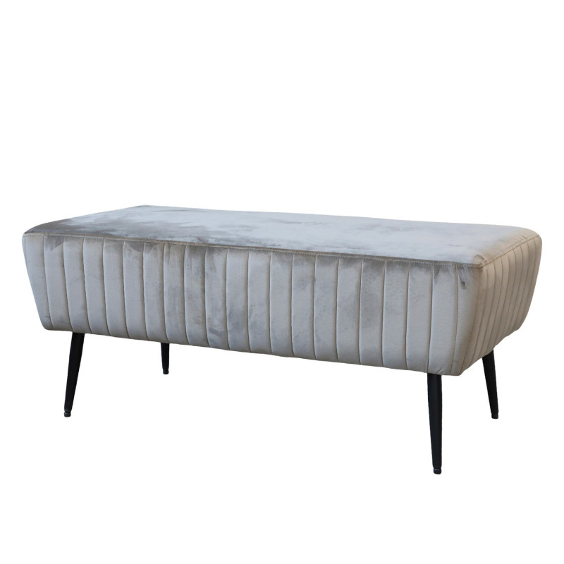 Latté sametová lavice Marat Bench velour - 100*42*50cm