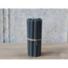Granitová úzká svíčka Taper coal - Ø 1,2 *13cm / 2.5h