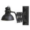 Černá antik nástěnná lampa s patinou Factory Lamp - Ø21*45-105 cm/ E14/ 60W