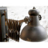 Černá antik nástěnná lampa s patinou Factory Lamp - Ø21*45-105 cm/ E14/ 60W