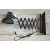 Černá antik nástěnná lampa s patinou Factory Lamp - Ø21*45-105 cm/ E14/ 60W
