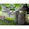 Béžová režná bavlněná hamaka se střapci Hammock - 150*245 cm