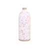 Keramická dekorační váza s růžovými kvítky Floral Cannes - Ø 11*31cm