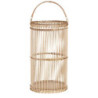 Přírodní dřevěná lucerna Bamboo - Ø20*36 cm