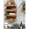 Set 5ks mocca porcelánová miska s ornamenty uvnitř Arés - Ø15*9 cm