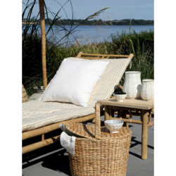 Přírodní piknikový koš z vodního hyacintu Picnic - 43*29*49cm