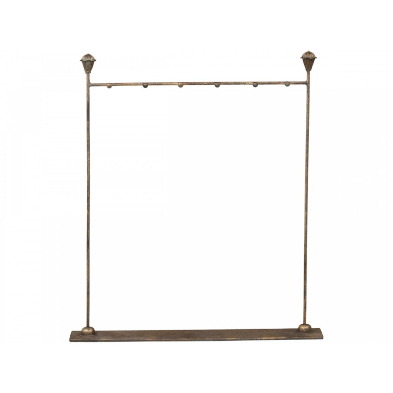Bronzová antik závěsná šperkovnice na šperky a řetízky Vio - 33*6*37 cm