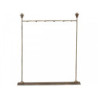 Bronzová antik závěsná šperkovnice na šperky a řetízky Vio - 33*6*37 cm