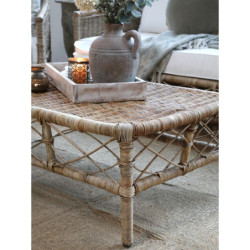 Přírodní ratanový coffee stolek Nantes - 105*60*35 cm