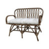 Hnědá ratanová pohovka Anor Wicker - 107*60*85cm