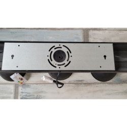 Industriální černé antik kovové nástěnné světlo Fact ceiling - 85*19*30cm / E14