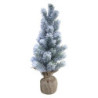 Zasněžený vánoční stromek jedle v jutě Fleur Fir Snow - 45cm