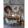 Zasněžený vánoční stromek jedle v jutě Fleur Fir Snow - 45cm