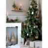 Zelený vánoční stromek v jutě Fleur Fir Tree - 27cm