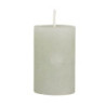 Zelená široká svíčka Macon Rustic verte - Ø 5*8cm