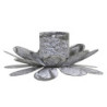 Zinkový antik svícen na úzkou svíčku Flower - 7*9*5cm