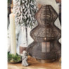 Bílá antik adventní svíčka s čísly 1-24 Advent Candle - Ø 3*29cm / 20h