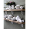 Porcelánový jídelní talíř s krajkou Provence lace - Ø 27cm