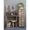 Retro dřěvěná komoda s 18ti boxy Grimaud Unique - 39*34*122cm