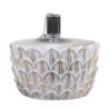 Bílo - zlatá antik olejová lampa Vittel - Ø 18*11 cm/ 90ml