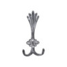 Granitový antik nástěnný trojitý háček s ornamentem - 8*4*18cm
