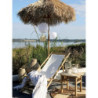Bambusový slunečník se střechou z listů Parasol Bamboo Lyon - ∅ 160*240 cm