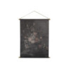 Nástěnná vintage mapa s květy Floral print III - 76*97cm