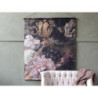 Nástěnná vintage mapa s květy Floral print V - 124*145cm