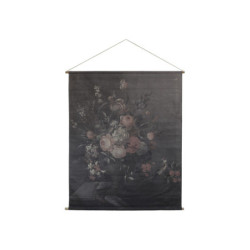 Nástěnná vintage mapa s květy Floral print IV - 124*145cm