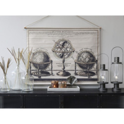 Nástěnná mapa s glóbusy Globe - 120*90 cm