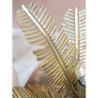 Bronzová antik stolní lampa s listy Leaves - 38*33*55 cm/ E27/ 40W