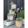 3ks plechový zinkový antik obal na květináč Planters - Ø 21*22/Ø 17*20 / Ø 13*18cm